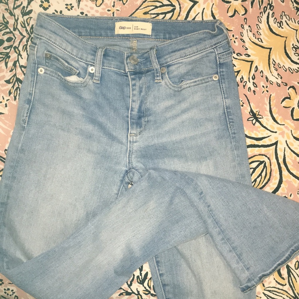 Gap baby boot cut jeans